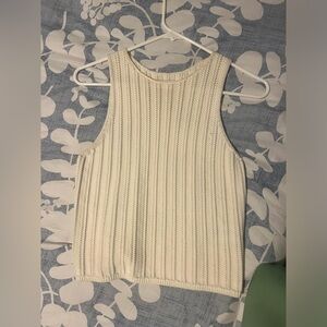Vince woven tank top